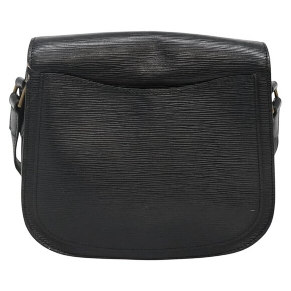 LOUIS VUITTON Epi Saint Cloud GM Shoulder Bag Black Noir - Picture 3 of 15